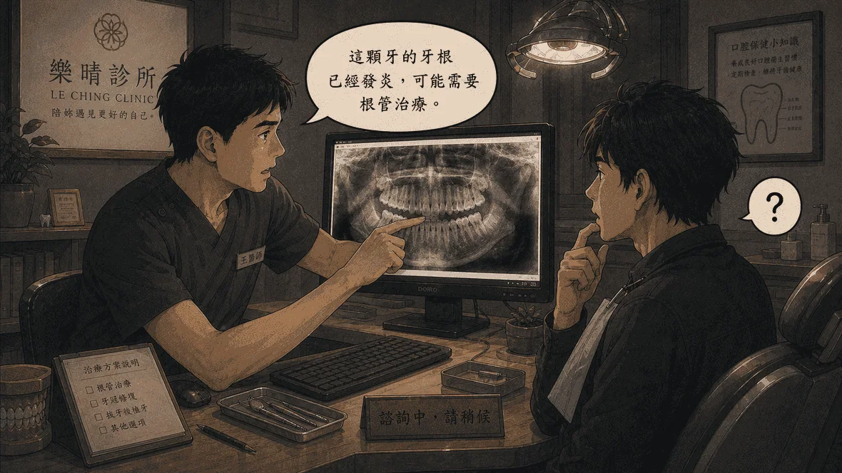 還沒遇見樂晴前，候診區患者等待的分鏡
